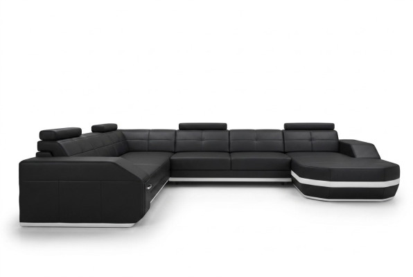Design sofa with USB couch upholstery corner sofa living landscape leather sofa corner suite