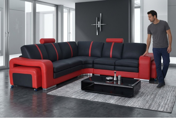 Design corner couch with USB upholstery seat landscape set modern furniture sofas new