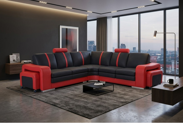 Design corner couch with USB upholstery seat landscape set modern furniture sofas new