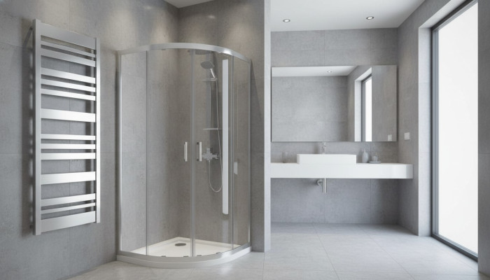 High-quality shower enclosure quarter-circle corner shower glass shower partition