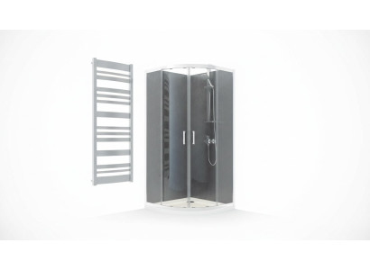 High-quality shower enclosure quarter-circle corner shower glass shower partition