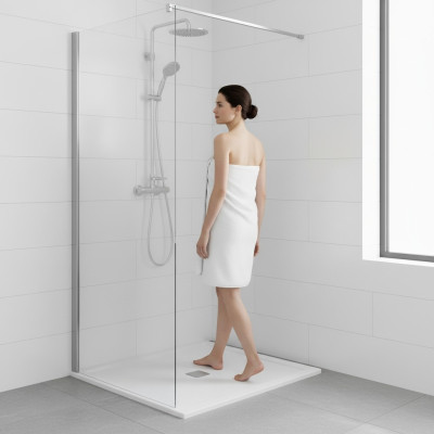 Shower tray Shower basin Shower Acrylic tub Decorative White Shower tray Flat