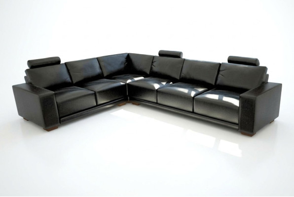 Leather sofa with USB living landscape corner sofa corner suite design modern sofa A1121B