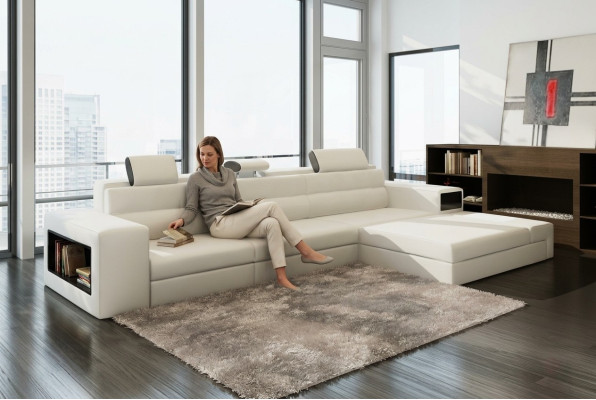 Designer sofa with USB upholstery corner sofa set living landscape leather sofa couch