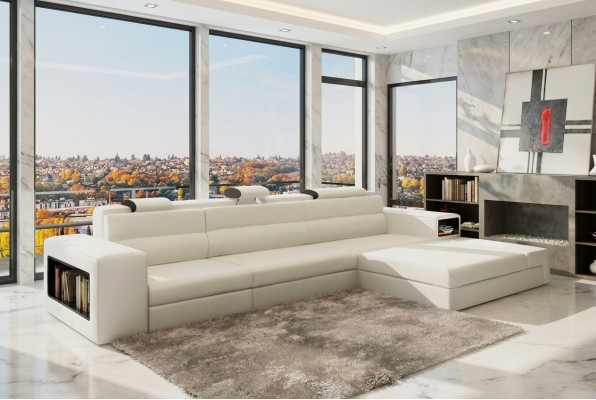 Designer sofa with USB upholstery corner sofa set living landscape leather sofa couch