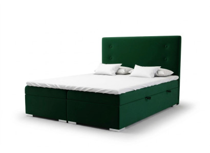 Box spring bed hotel double complete set mattress topper bed function box