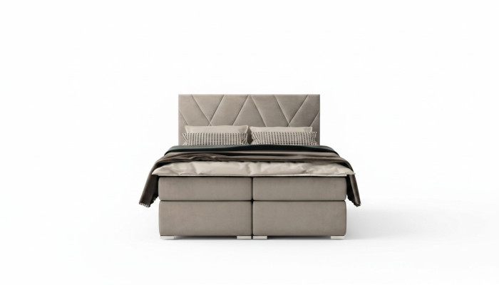 Chesterfield bedroom box spring bed double upholstered beds box function