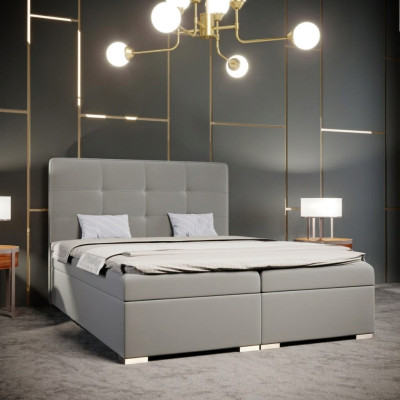 Chesterfield Boxspring Bed Hotel Double Complete Set Mattress Topper Beds New