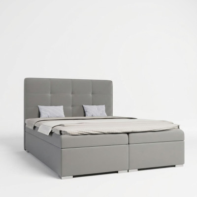 Chesterfield Boxspring Bed Hotel Double Complete Set Mattress Topper Beds New