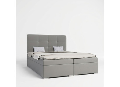 Chesterfield Boxspring Bed Hotel Double Complete Set Mattress Topper Beds New