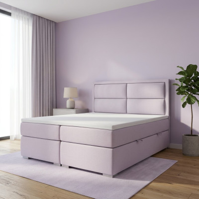 Box spring bed hotel double complete set topper mattress beds function box