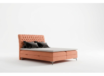 Chesterfield Box Spring Bed Double Design Beds Upholstered Box Function Hotel
