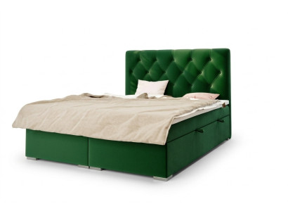 Chesterfield Box Spring Bed Hotel Double Complete Set Mattress Topper Beds New