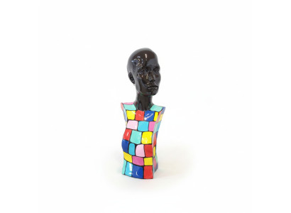Abstract Sculpture Female Bust 70s Style Statues Sculptures Figures Living Room