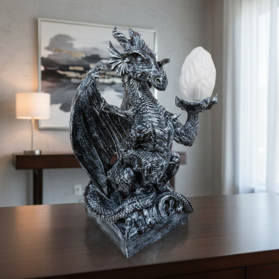 Decorative Figure LAMP Dragon Statue Sculpture 75cm Figures Sculptures NewWG2020 N2