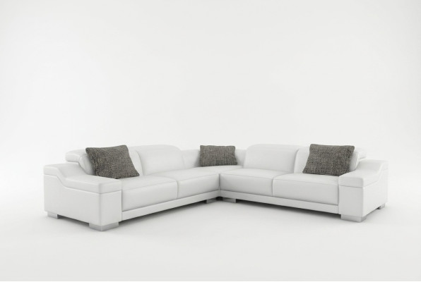 Living landscape upholstery corner sectional sofa with USB set landscape leather 2711D