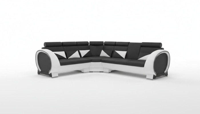 CORNER SOFA CORNER COUCH DESIGN *COLOR CHOICE* SOFA +USB, LEATHER LEATHER SOFA LEATHER SUITE