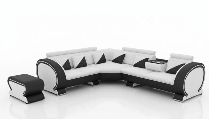 Designer corner sofa +USB sofa upholstery set lounge sofas couches living landscape