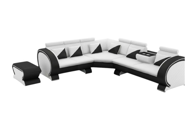 Designer corner sofa living area sofa + USB upholstery set lounge sofas couches