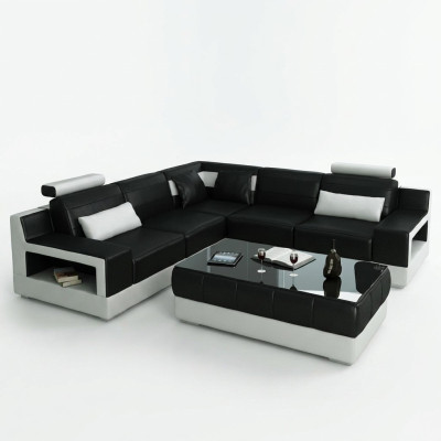 LEATHER SOFA USB COUCH BED FUNCTION SUITE LIVING ROOM UPHOLSTERY Custom-Made