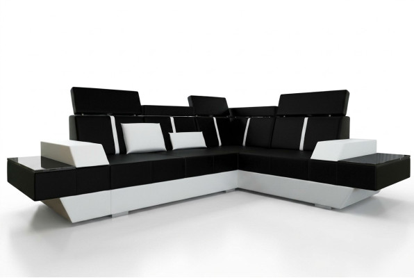Custom-made leather sofa USB sectional living room upholstered sofa corner sofa corner couch