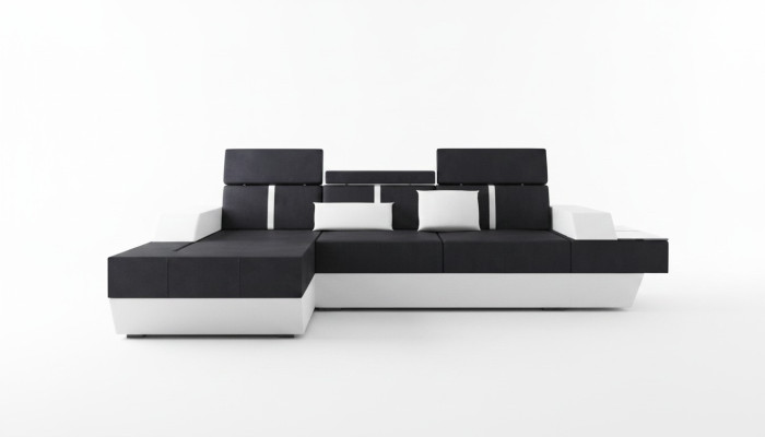 Fabric sofa corner sofa textile sofa sofa + USB living landscape upholstery custom-made