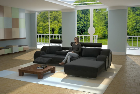 Design suite upholstered sectional corner sofa custom upholstery USB