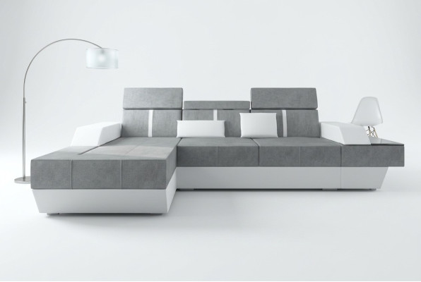 Fabric sofa corner sofa textile fabric living landscape upholstery new textile sofa sofa + USB