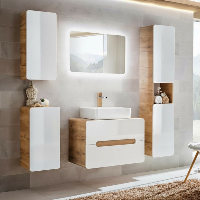 Design Bathroom Furniture Bath 5-piece Set Cabinet Washbasin