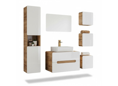 Design Bathroom Furniture 6-piece Set Cabinet Decoration Washbasin