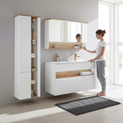 Bathroom furniture set bathroom sink bathroom furniture set 3-piece room