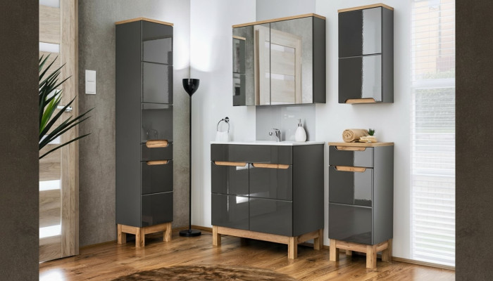 Design furniture bathroom bath set suite cabinet sink bathroom furniture sets 5-piece.