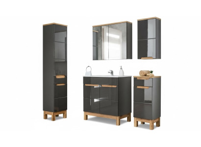Design furniture bathroom bath set suite cabinet sink bathroom furniture sets 5-piece.