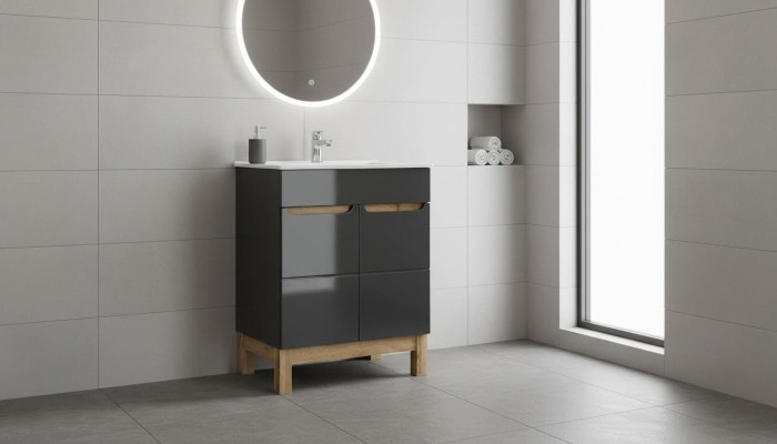 Ceramic washbasin vanity unit basin bathroom