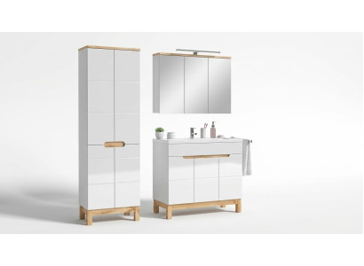 Design bathroom furniture bath set cabinet washbasin bathroom furniture set 3-piece.