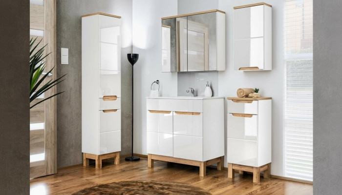 Design bathroom furniture bath set decorative cabinet sink