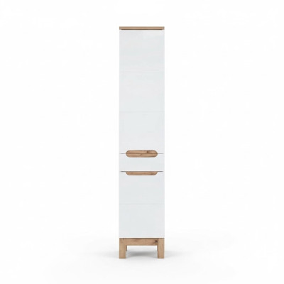 Tall cabinet bathroom shelf cabinet tall cabinet 187x35x33 cm