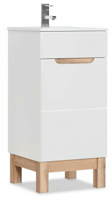 Washbasin Sink Vanities Bathroom Furniture Base Cabinet + Sink High Gloss