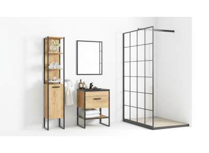 Design bathroom furniture set 5-piece suite cabinet sink