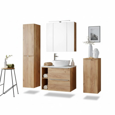 Design Bathroom Furniture Bath 5-piece Set Suite Cabinet Decoration Washbasin