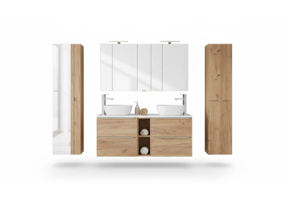 Design bathroom furniture set 8-piece suite cabinet sink