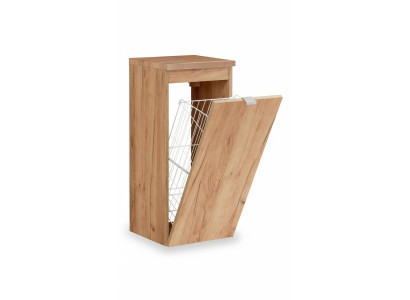 Universal wall cabinet bathroom furniture with a laundry basket