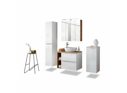 Design bathroom furniture set, 5-piece set, decoration, cabinet, sink