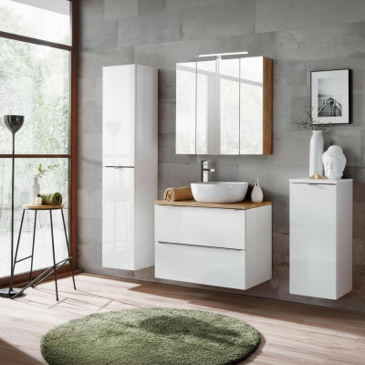 Design Bathroom Furniture Bath 4-Piece Set Decor Cabinet Washbasin