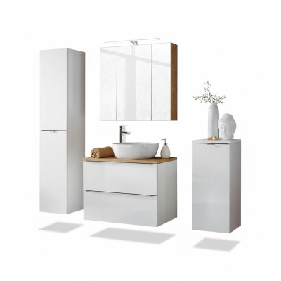 Design Bathroom Furniture Bath 4-Piece Set Decor Cabinet Washbasin