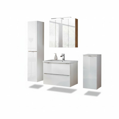 Design bathroom furniture bath 4-piece set decor ensemble cabinet sink