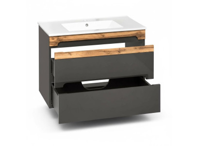 Bathroom furniture set 80cm sink with cabinet Modern decorative washstand
