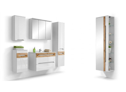 Design bathroom furniture, bathroom 5-piece set, decorative ensemble, cabinet, sink