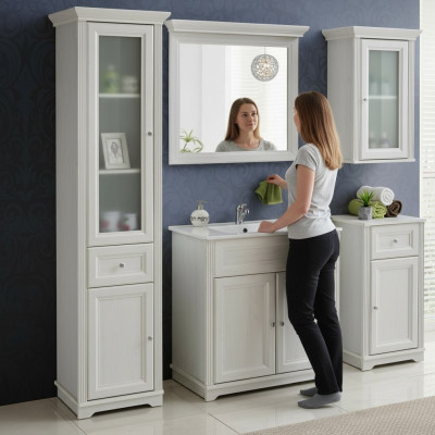Design furniture bathroom bath set sink cabinet