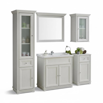 Design bathroom furniture bath 5-piece decor set cabinet washbasin